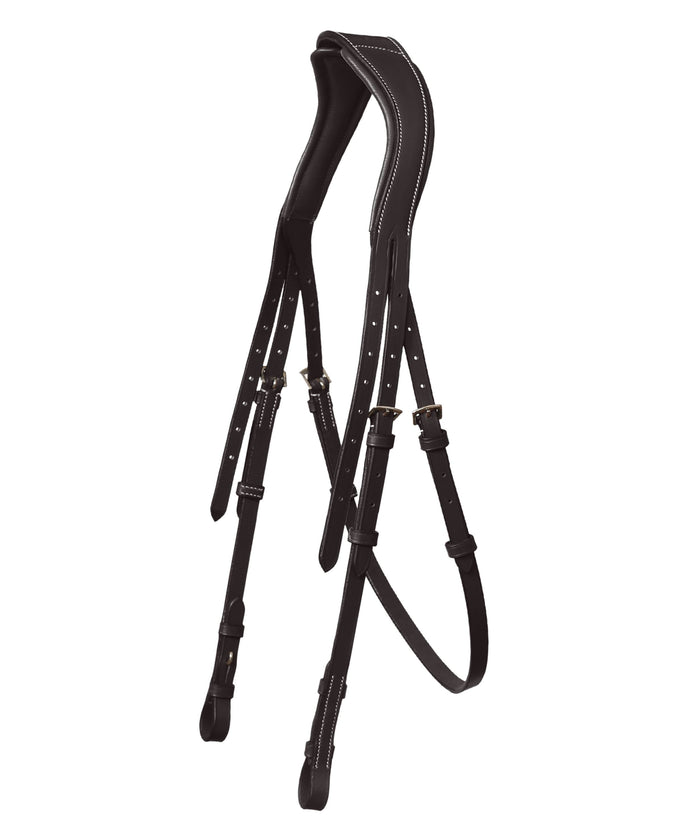 ExionPro 'Phoenix' Convertible Jumping Bridle with Removable Flash & Reins