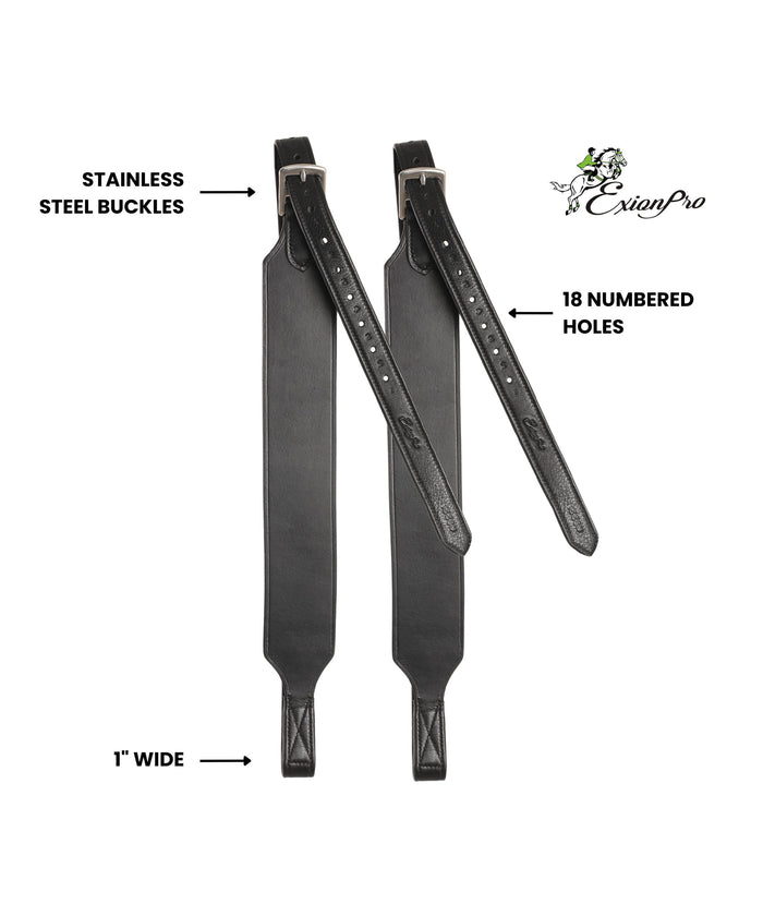 ExionPro Wide Stirrup Leathers