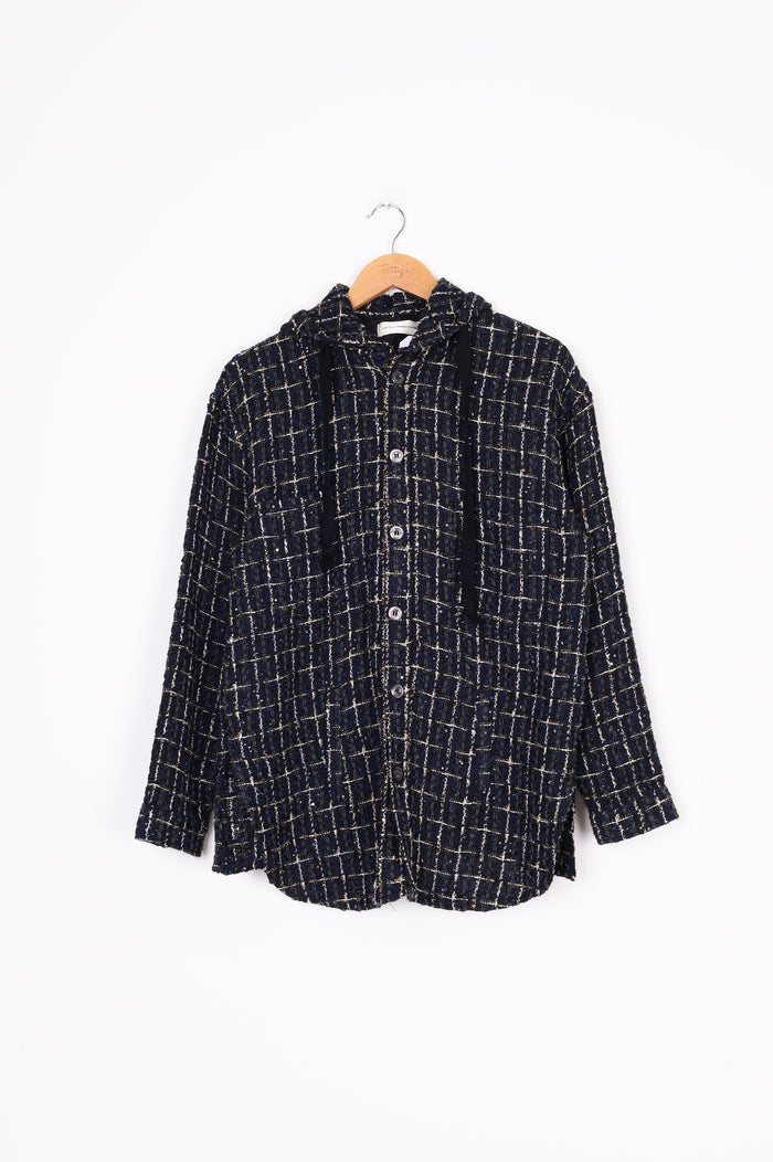 Faith Connexion Womens Blue Jacket Size XS