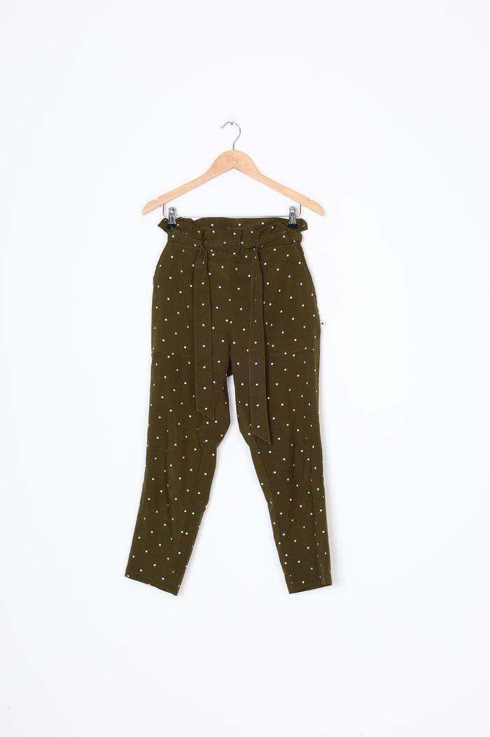 Federtaion Womens Green Pants Size 8