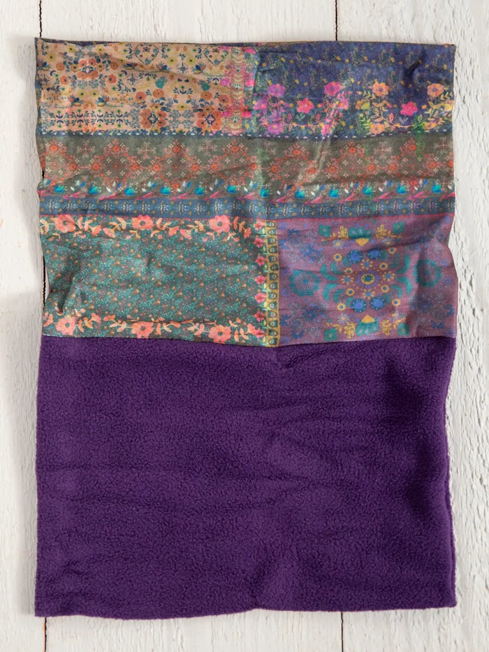 Fleece Boho Bandeau® Headband - Vintage Patchwork-view 3