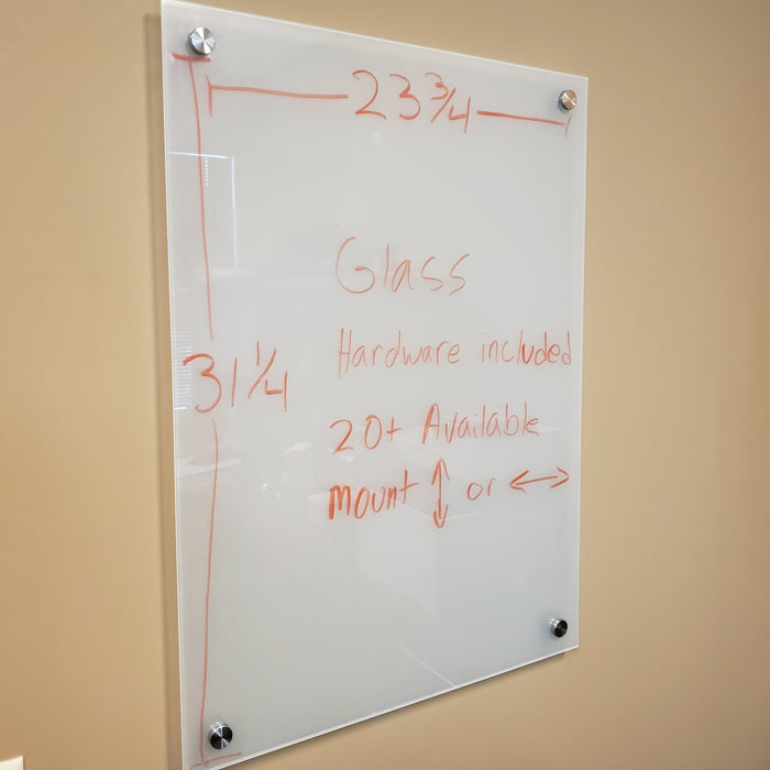 Floating Glass Whiteboard / Dry Erase (#4533)