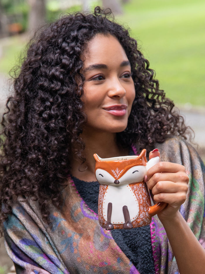 Folk Art Mug|Francis the Fox-view 2