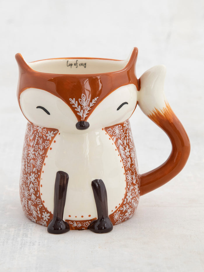 Folk Art Mug|Francis the Fox-view 3
