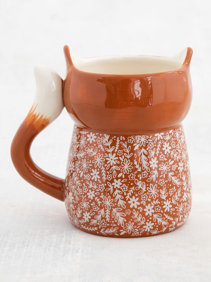Folk Art Mug|Francis the Fox-view 4