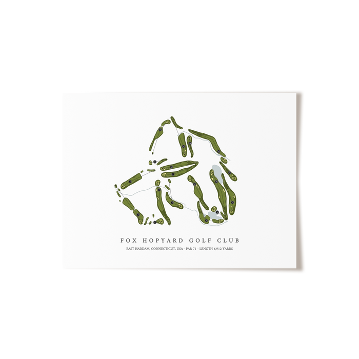 Fox Hopyard Golf Club | Golf Course Print | Unframed