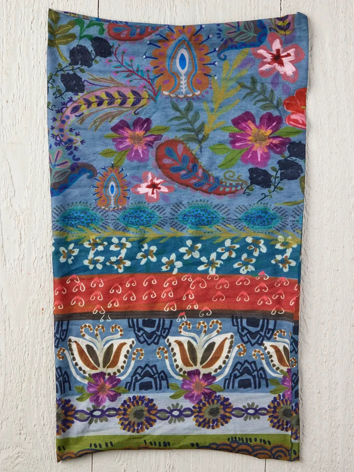 Full Boho Bandeau® Headband - Femme Folk Teal-view 2