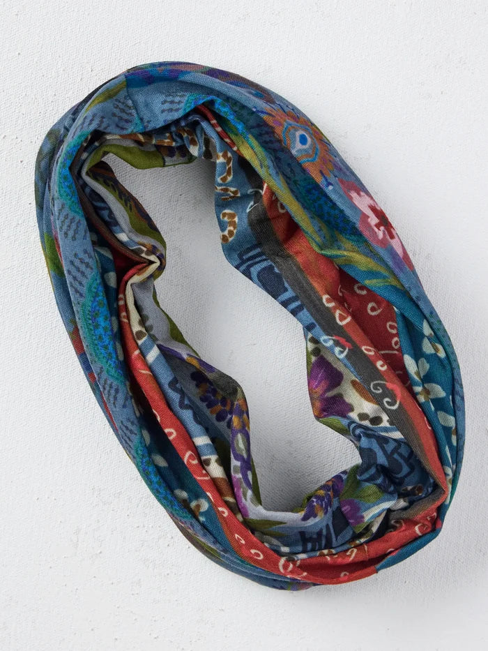 Full Boho Bandeau® Headband - Femme Folk Teal-view 3