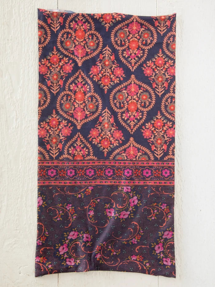 Full Boho Bandeau® Headband - Willow Medallion Indigo-view 2
