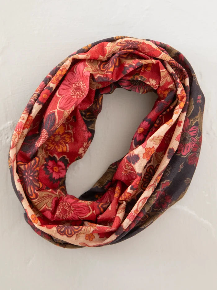 Full Boho Bandeau® Headband - Stella Blooms Tan-view 3