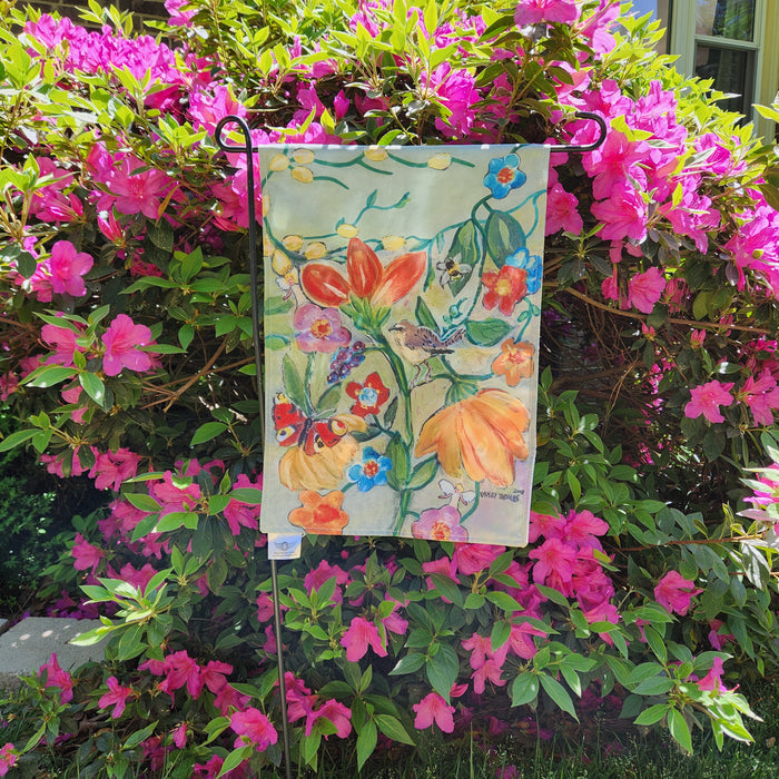 Garden Flags - Flowers Creatures