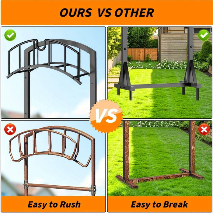 Garden Hose Holder Holds 151 feet Hose, Heavy Duty