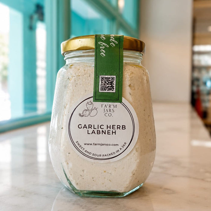 Garlic Herb Labneh - Tayyib Store - Farm Jars Co. - Lahore
