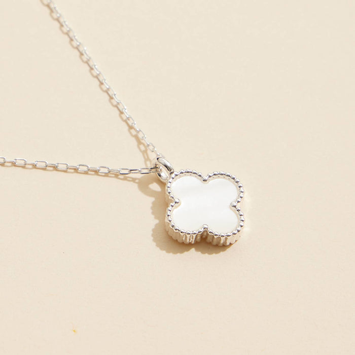 Green | Single Flower Charm  Necklace