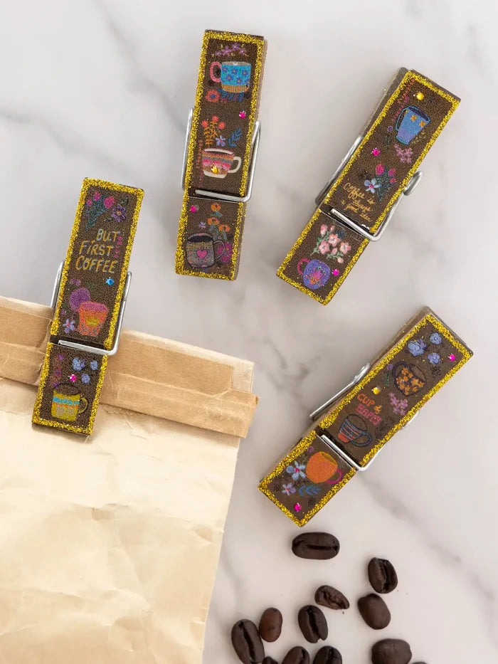 Happy Clips, Set of 4 - Coffee Cups-view 2
