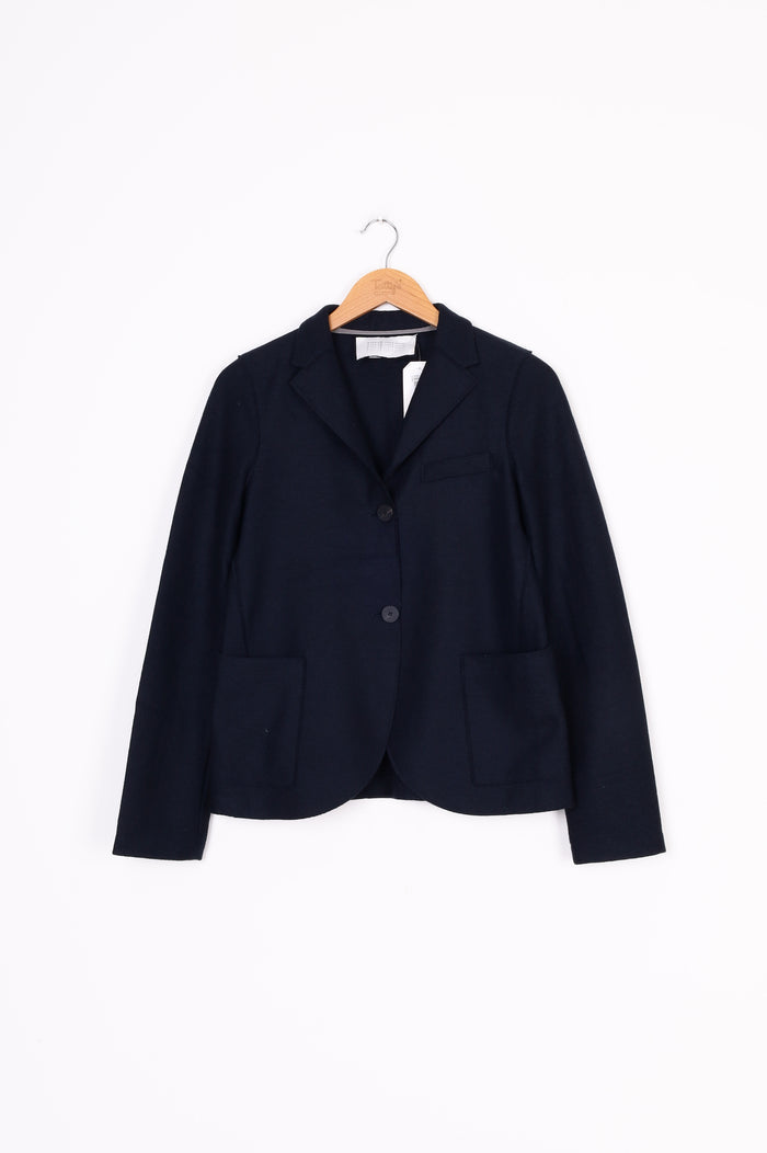 Harris Wharf London Womens Blue Jacket Size 42