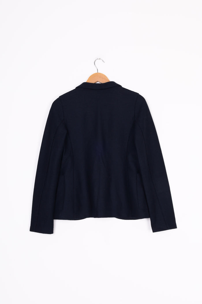 Harris Wharf London Womens Blue Jacket Size 42