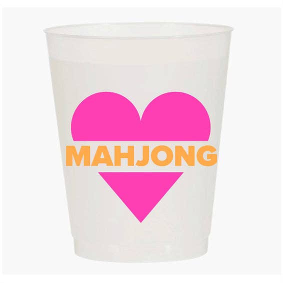Heart Mahjong Frost Cup