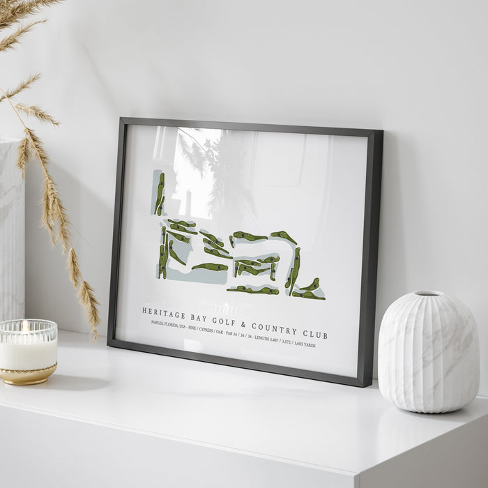 Heritage Bay Golf & Country Club | Golf Course Map | On Table