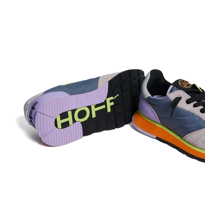 Women’s HOFF PHAISTOS sneakers, side and sole view with HOFF logo, rainbow outsole
