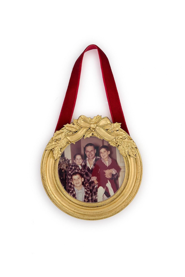 Holly Leaves Hanging Photo Frames/Ornaments