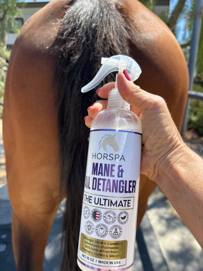 Horspa Mane and Tail Detangling Spray, Calendula and Chamomile