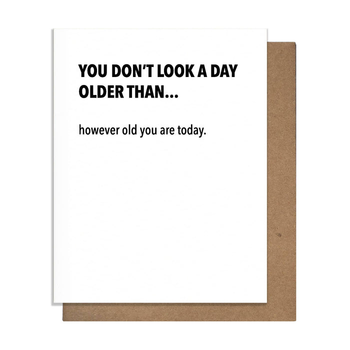 However Old - Birthday Card