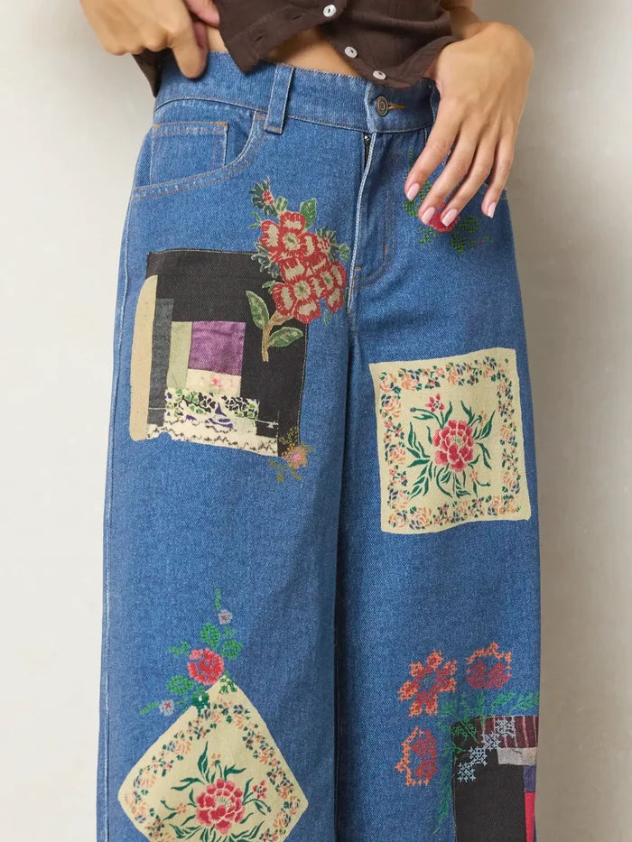 Magic Denim Jeans - Denim Western Craft-view 3
