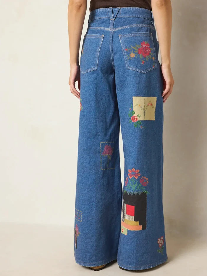 Magic Denim Jeans - Denim Western Craft-view 7