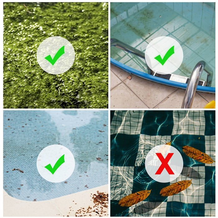 In Ground Automatic Swimming Pool Vacuum Cleaner Hover Climb Wall w/ 10 Hose Set
