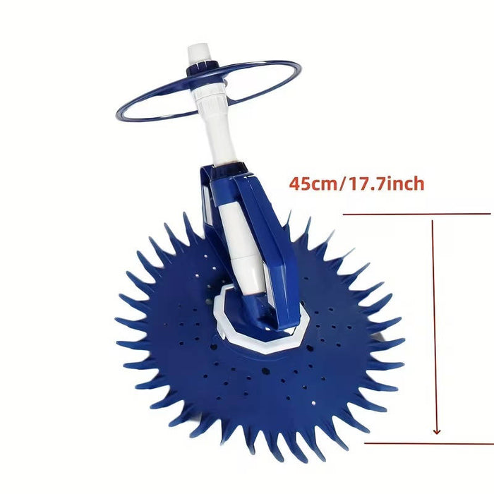 In Ground Automatic Swimming Pool Vacuum Cleaner Hover Climb Wall w/ 10 Hose Set