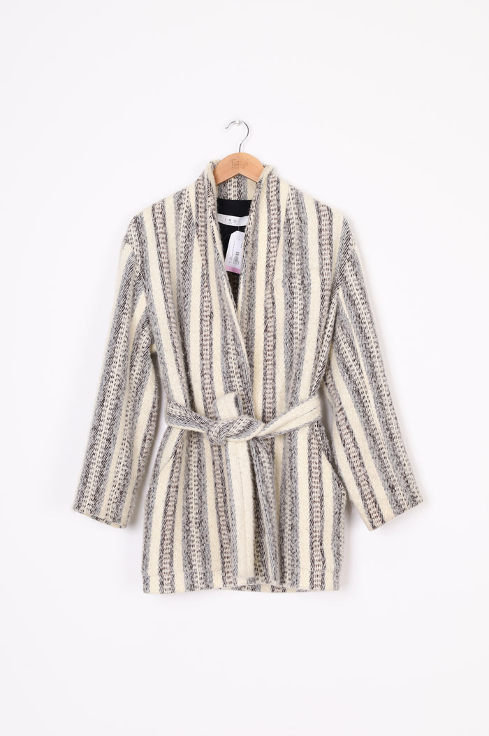 IRO Paris Womens Beige Jacket Size 36
