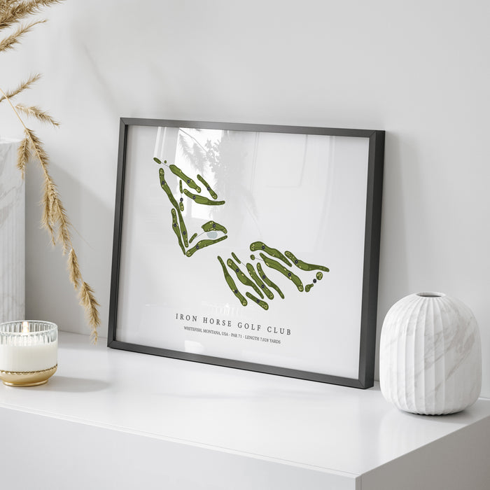 Iron Horse Golf Club | Golf Course Map | On Table