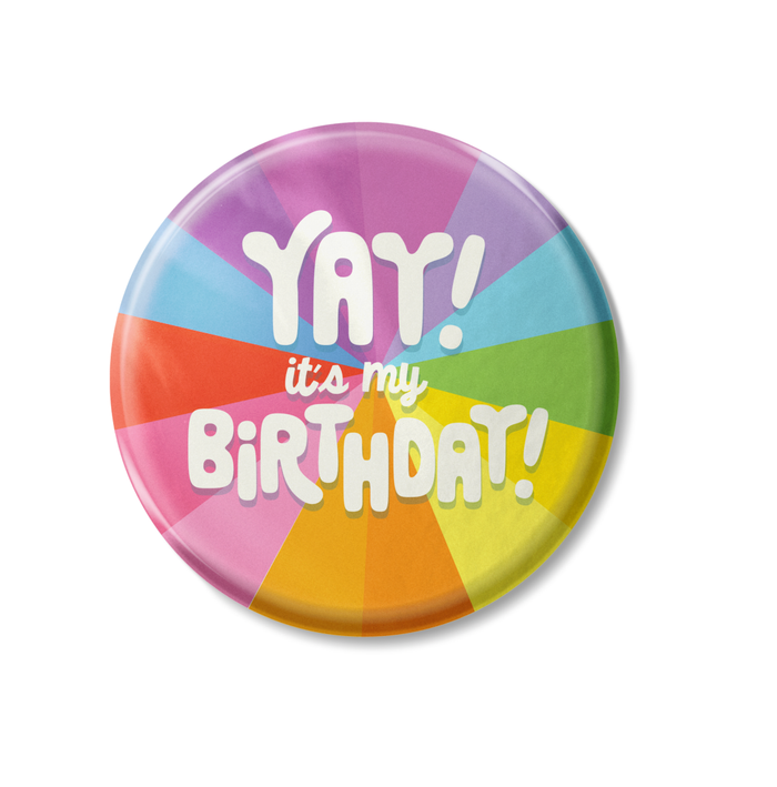 It's my birthday button