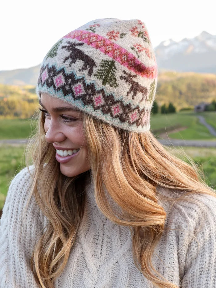 Jacquard Beanie - Moose-view 1