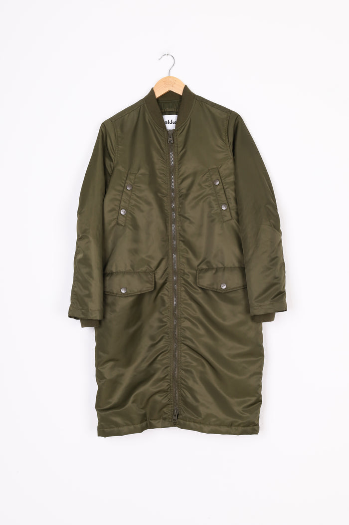 Jakke. Womens Green Coat Size 8