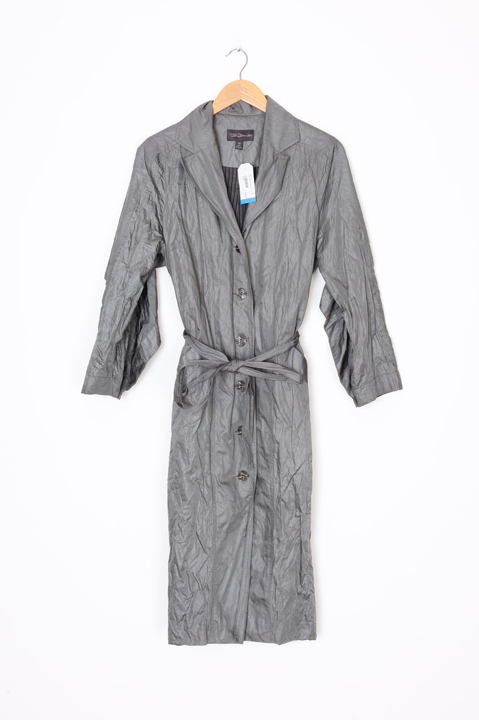 Jane Daniels Womens Green Coat Size 10