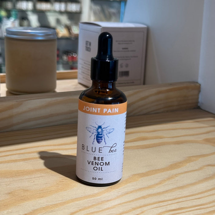 Joint Pain Bee Venom Oil 50ml - Tayyib Store - Blue Bee - Lahore