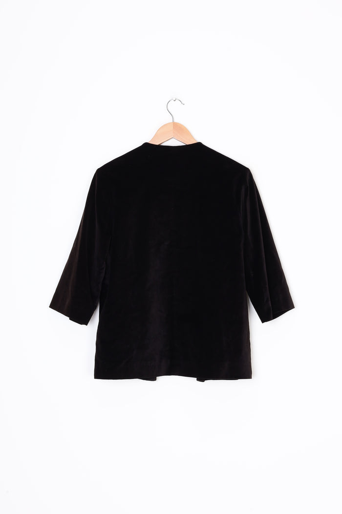 Juliette Hogan Womens Black Jacket Size 6