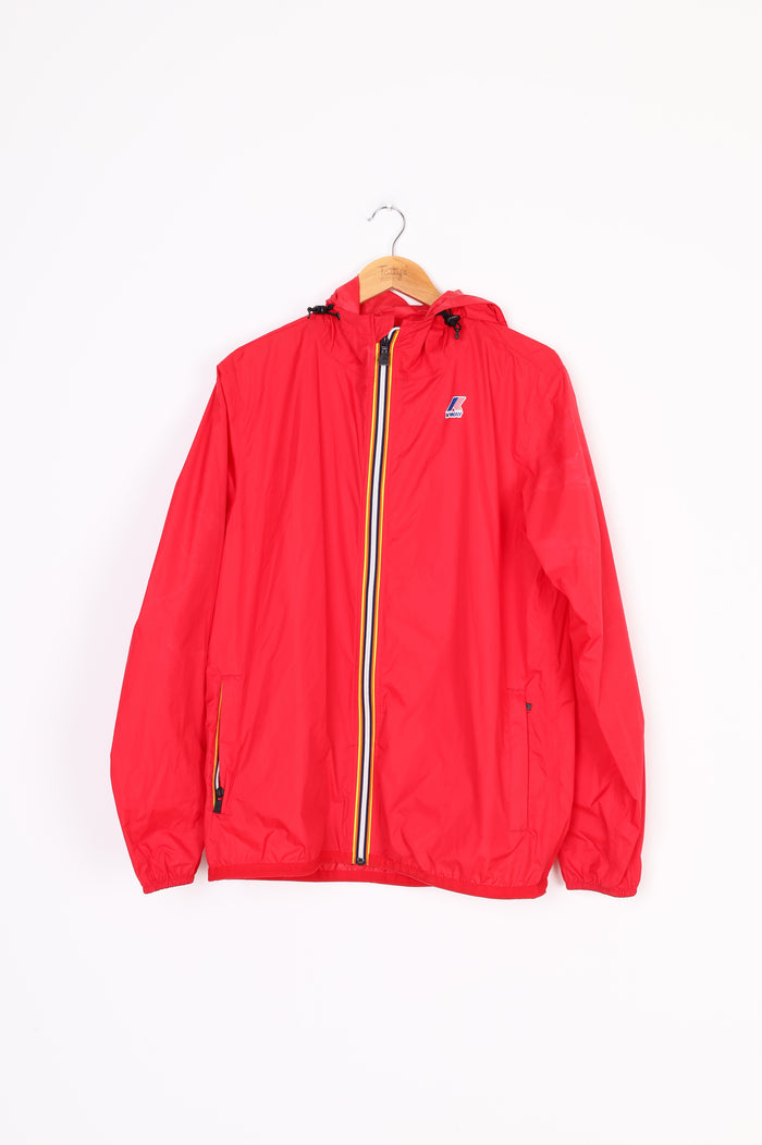 K-way Mens Red Jacket Size L