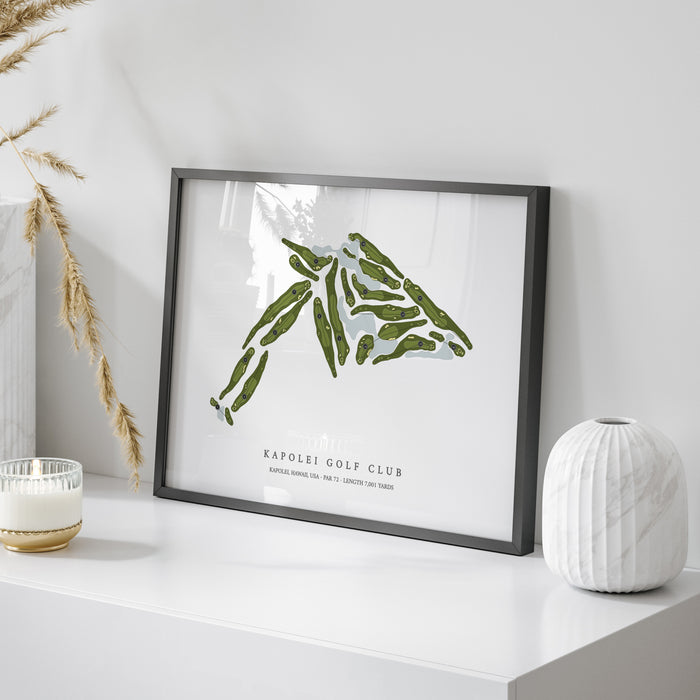 Kapolei Golf Club | Golf Course Map | On Table