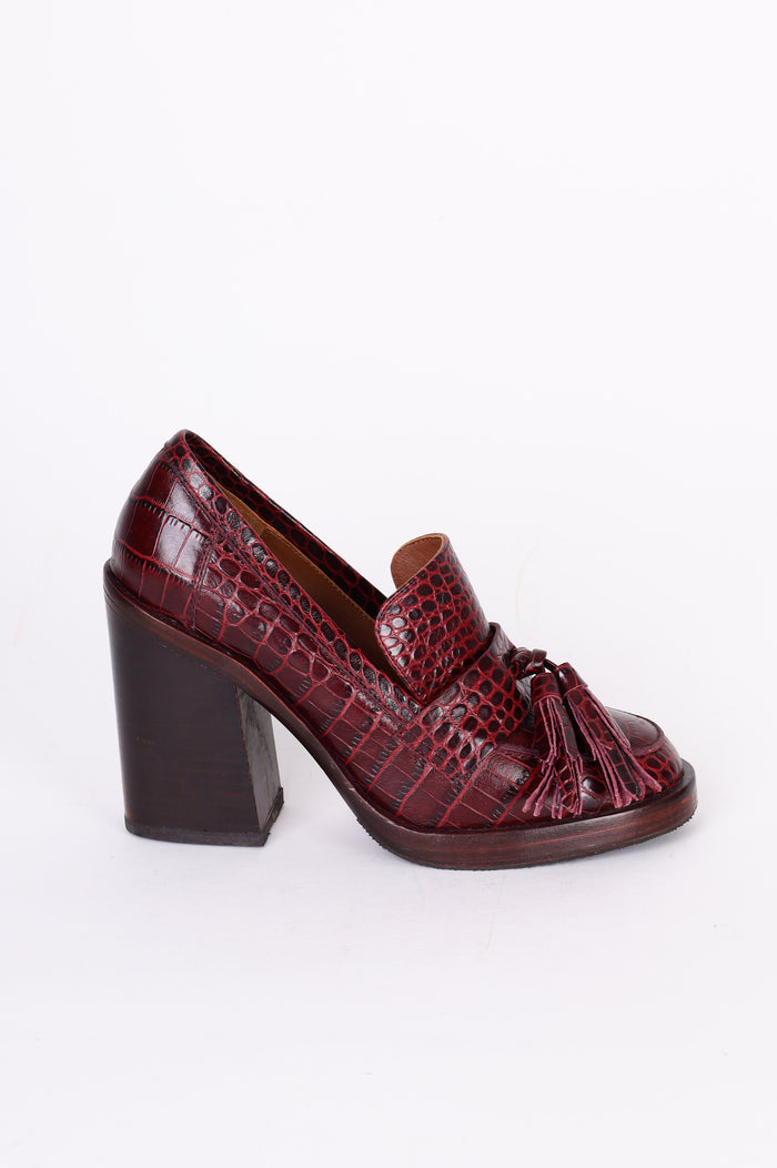 Karen Walker Womens Red Heels Size EU 38