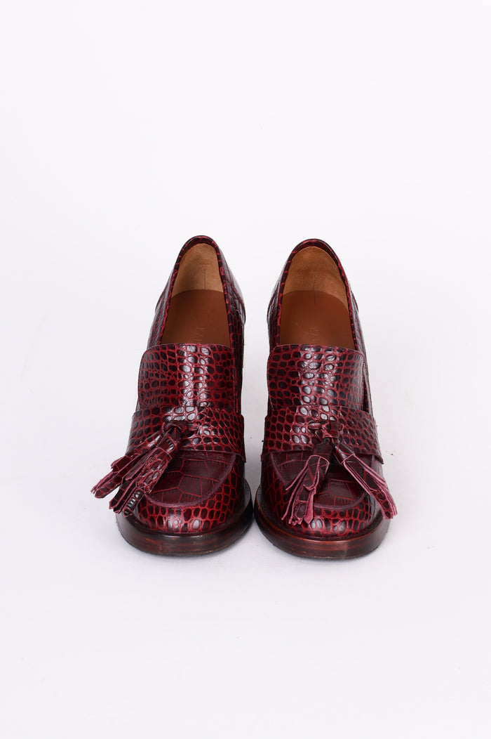 Karen Walker Womens Red Heels Size EU 38