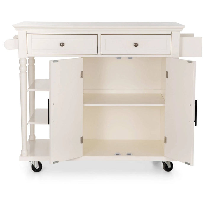 Kitchen Island Kitchen Cart on Wheel with Storage