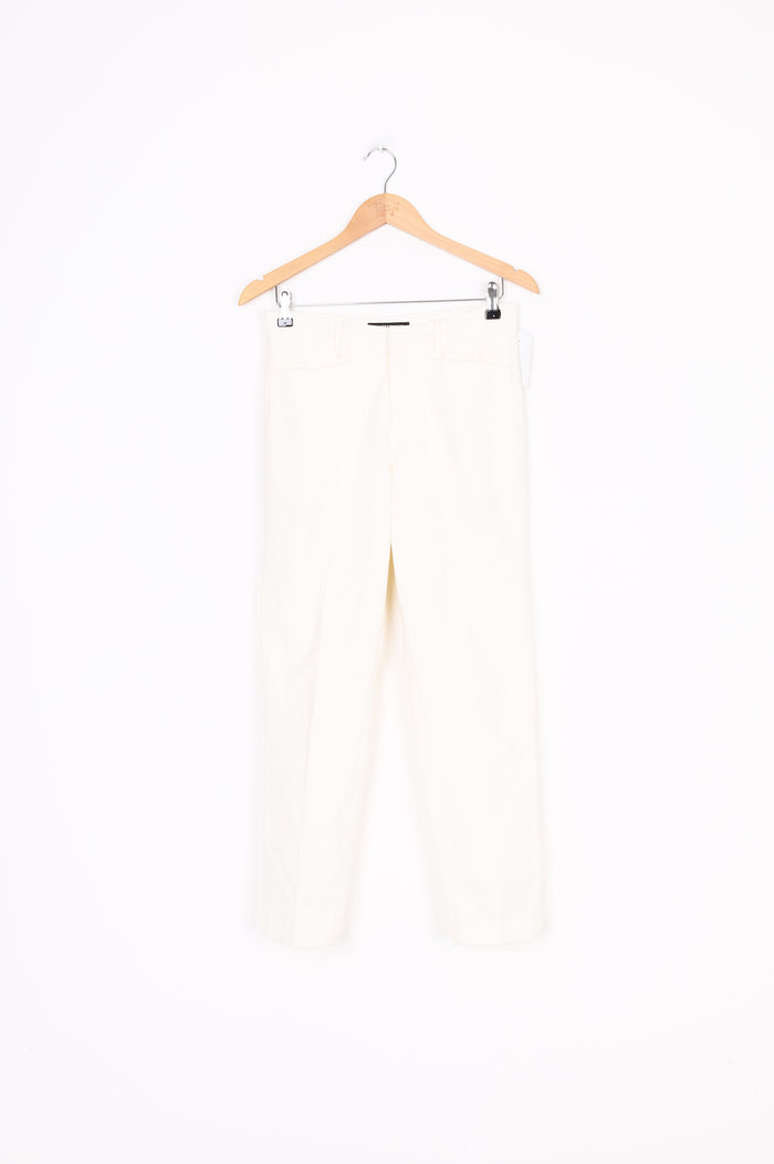 Knuefermann Womens White Pants Size 7