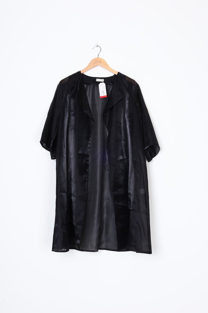Kontessa Womens Black Coat Size S