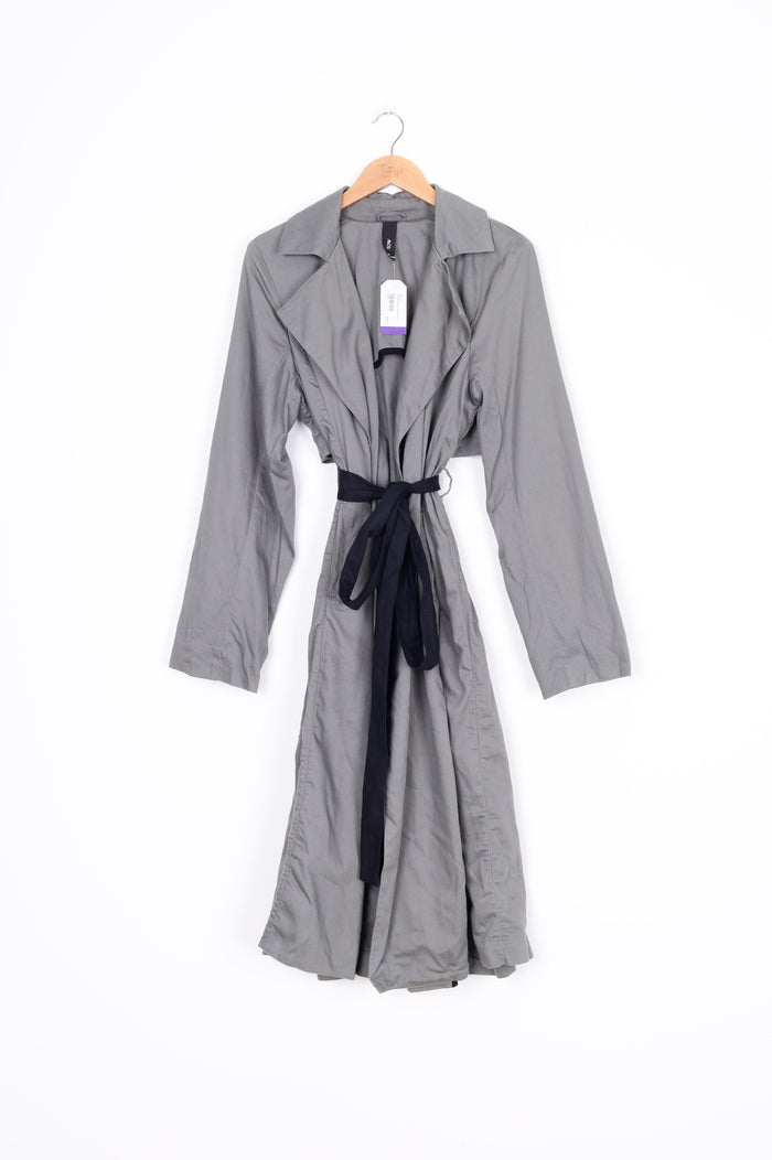 Kowtow Womens Grey Coat Size M
