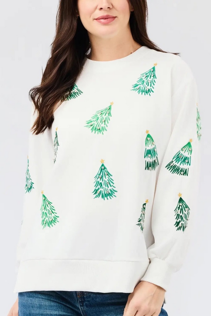 Lakelyn Sweatshirt - Christmas Tree