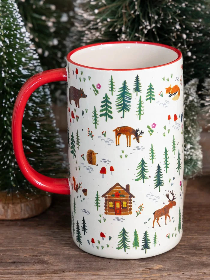 Latte Mug - Woodland Critters-view 2