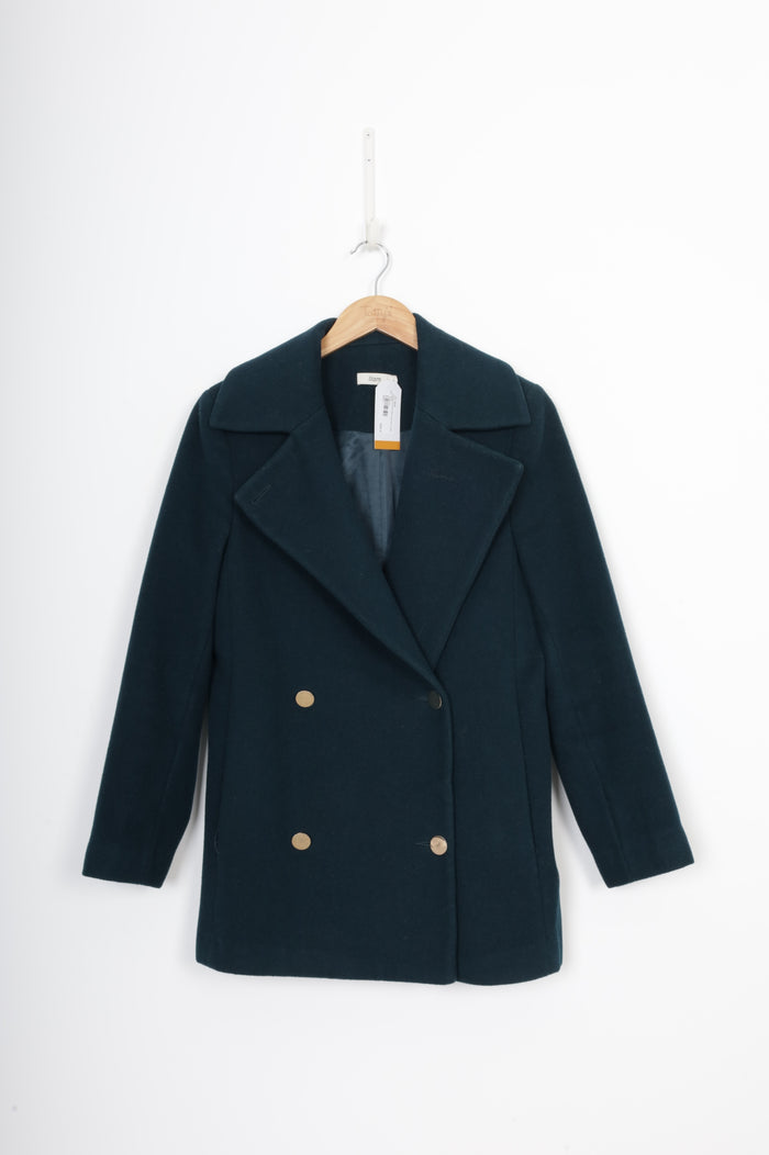 Liam Womens Green Coat Size 8